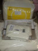 Assorted Items To Include John Lewis Natural Cotton Pillow 200 Thread Count Sheet and House By