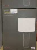 Rammy Table Lamps RRP £85 Each (2150428)(2150425)(Viewing and Appraisals Highly Recommended)