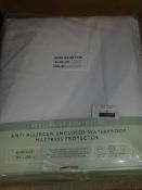 Special Synthetic Anti Allergan Enclosed Waterproof Mattress Protector RRP £265 (2040269)(Viewing