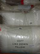 Assorted John Lewis Pillows To Include Soft Light Down Special Buy Synthetic Soft and Duck Feather