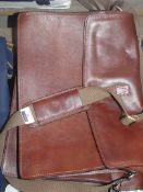 Leather Laptop Bags RRP £125 Each (RET00355023)(2145078)(Viewing or Appraisals Highly Recommended)
