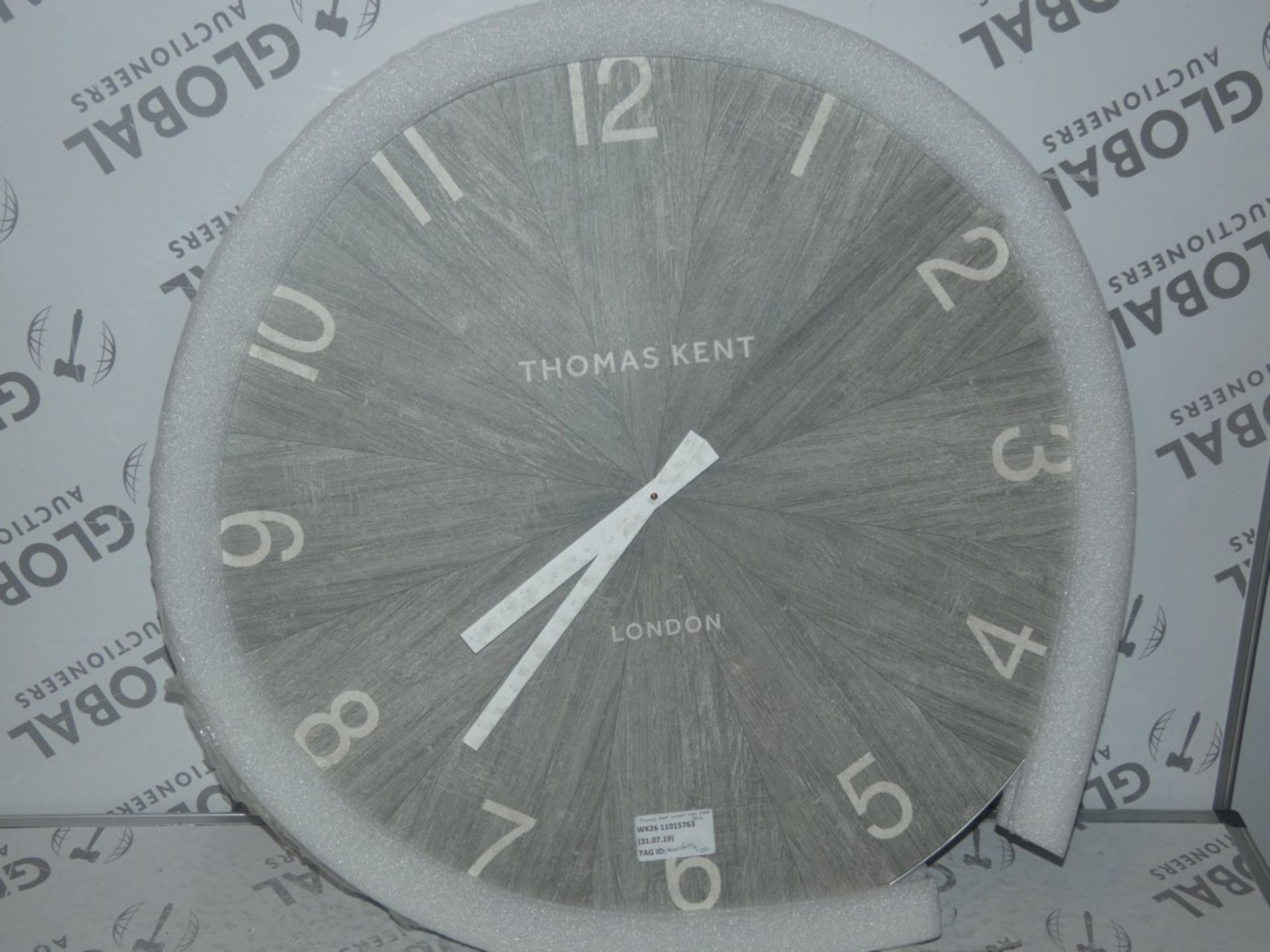 Thomas Kent London 76cm Wall Clock RRP £150 (RET00164994)(Viewing or Appraisals Highly Recommended)