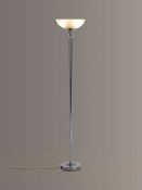 Azure 2 Light Uplighter Chrome Finish Glass Shade RRP £100 (2155950)(Viewing or Appraisals Highly