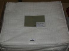 Croft Collection Bedspread 100% Cotton 250 x 260cm RRP £140 (2071606)(Viewing or Appraisals Highly