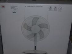 16Inch 2 In 1 Desk and Pedestal Fans RRP £50 Each (RET00440174)(2105948)(Viewing or Appraisals