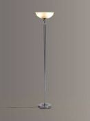 Azure 2 Light Uplighter Chrome Finish Glass Shade RRP £100 (RET00150396)(Viewing or Appraisals