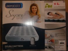 Original Aerobed Super Deluxe Air Mattress RRP £90 (1752739)(Viewing or Appraisals Highly