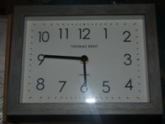 Thomas Kent Clock RRP £25 (RET00549067)(Viewing or Appraisals Highly Recommended)