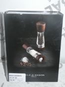 Boxed Cole and Mason Salt and Pepper Mill Sets RRP £80 (213255)(Viewing And Appraisals Highly