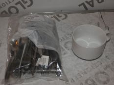 Assorted Items To Include 6 Design Project By John Lewis no098 Tea Cups and a Cutlery Set RRP £10