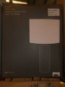 Ramy Table Lamp Linen Shade RRP £85 (2138795)(Viewing or Appraisals Highly Recommended)