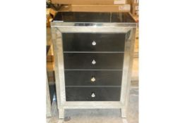 Hestia Glass 4 Drawer Tables RRP £400