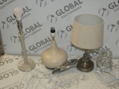 Lot to Contain 4 Assorted Items To Include 4 John Lewis Table Lamps RRP £20-£40 (ret00190904)(