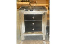 Hestia Three Drawer Night Table RRP£350.0