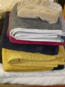 Lot to Contain 8 Assorted John Lewis Hand Towels and Bath Towels In Assorted Sizes and Colours