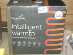 Snuggle Down Intelligent Warmth Supreme Comfort Heated Topper In Double RRP £95 (2140655)(Viewing