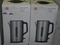 Lot to Contain 4 1.7L John Lewis Kettles Brushed Stainless Steel RRP £40 Each (ret000555640)(