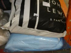 Lot to Contain 2 Assorted Items To Include A Duck Down Mattress Topper And A John Lewis Natural