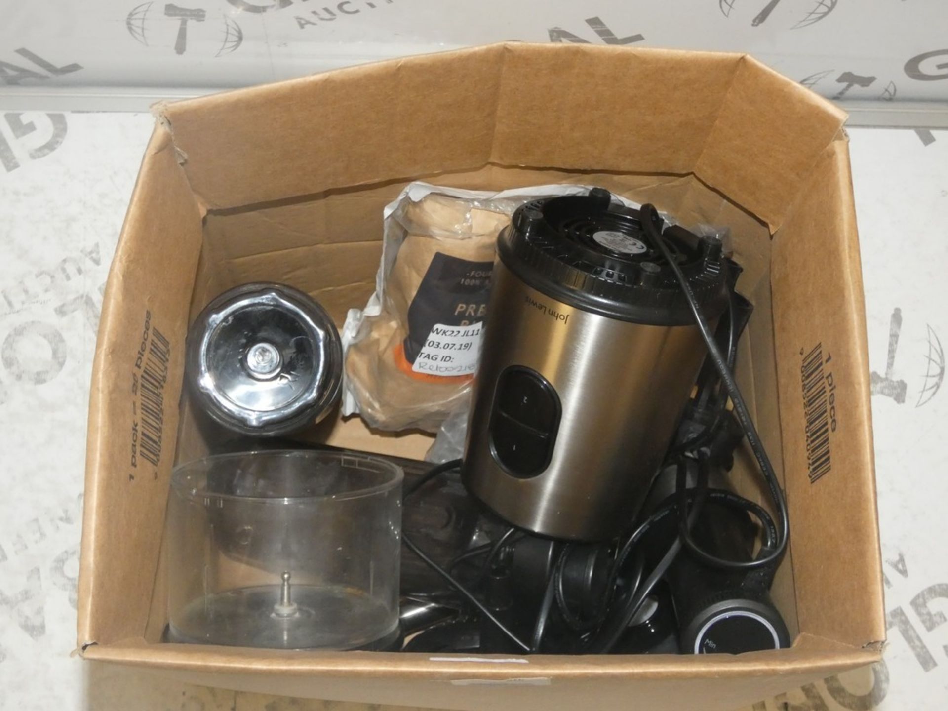 Lot To Contain John Lewis Blender And Coffee Beans Combined RRP£40.0 (RET00218394) (Viewing And