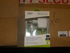Lot To Contain 10 Brand New Jivo Dublin iPod iPhone And iPad Chargers (Viewings And Appraisals