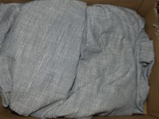 Boxed Pair Of Croft Collection Skye Pencil Pleat Headed Curtains In A Soft Grey RRP£180.0 (