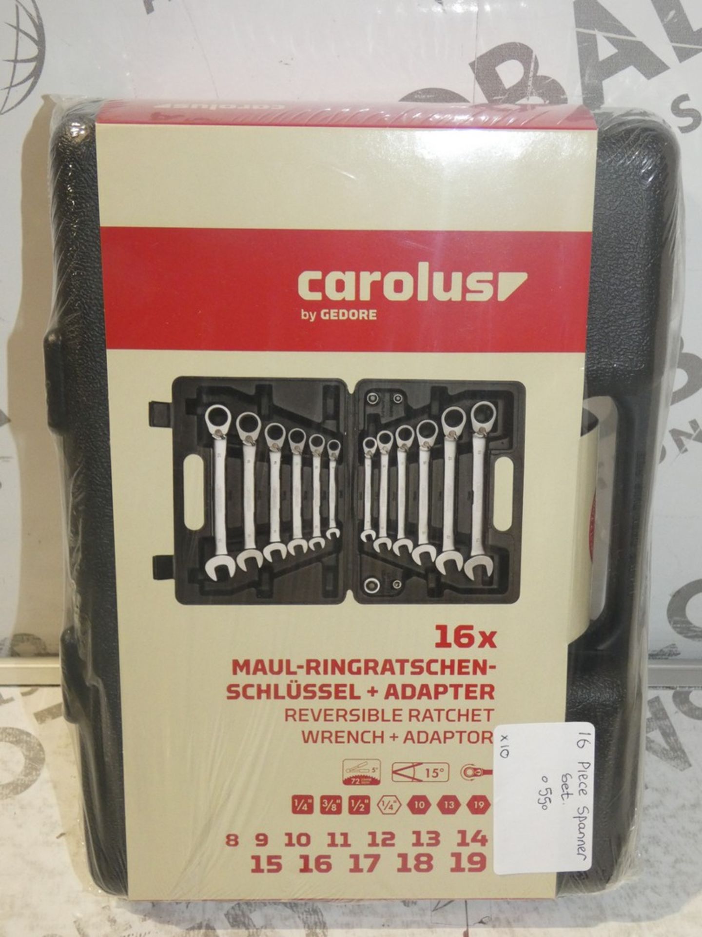 Boxed BRAND New Carolus 16 Piece Spanner Set RRP55.0 (Viewings And Appraisals Highly Recommended)