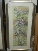 Framed Vatherine Stevenson Agapanthus And Wild Floral Wall Art Picture RRP £ £120 (2114457) (