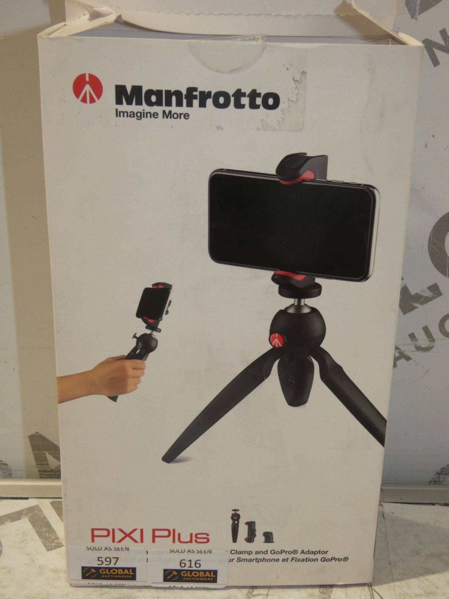 Boxed Pixie Plus Manfrotto Tripods RRP £40 Each (Viewings And Appraisals Are Highly Recommended)