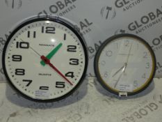 Assorted Thomas Kent Collection And Newgate Designer Wall Clocks RRP £50-85 Each (RET00234349) (