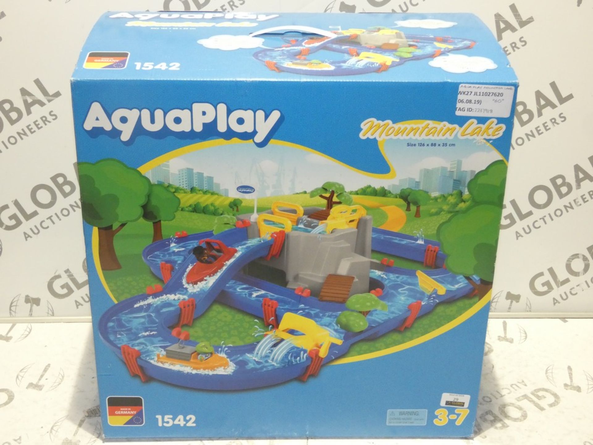 Boxed Aqua Play Mountain Lake Water Childrens Activity Playset RRP £60 (2237918) (Viewings And