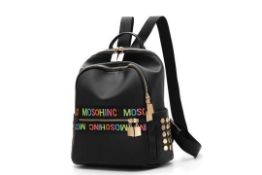 Brand New Ladies Cool Live Colourful Moschino Style Small Backpack RRP £55