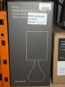 Assorted Boxed And Unboxed John Lewis And Partners Christie 3 Fayes Touch Control Lamp RRP£20.0 (