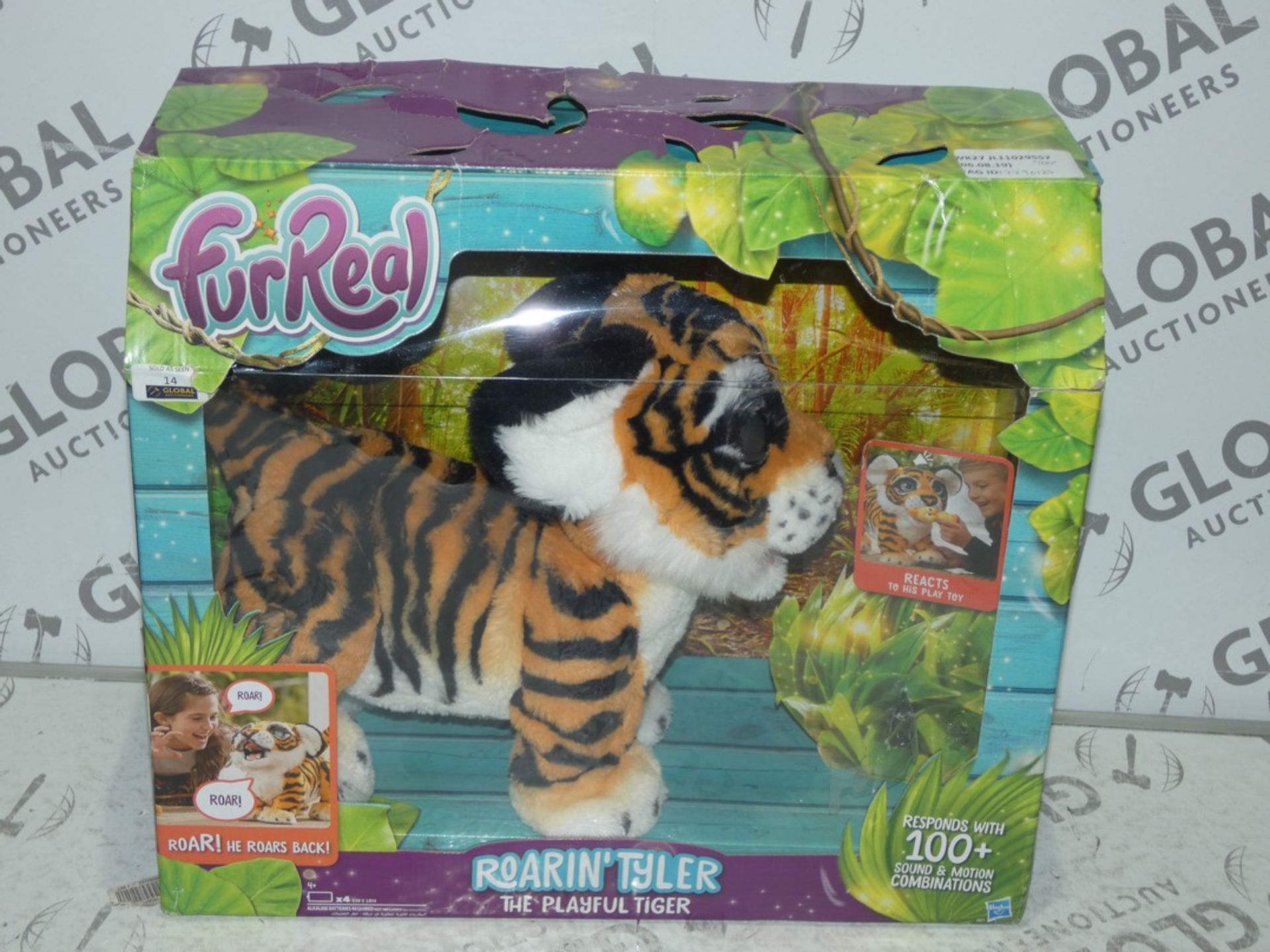 Boxed Fur Real Friends Roaring Tyler The Tiger Childrens Toy RRP £100 (2691225) (Viewings And