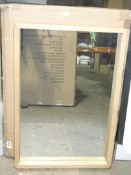 Boxed Neilson Banbridge House Oak Rounded Corner Mirror RRP £60 (1992217) (Viewings And Appraisals