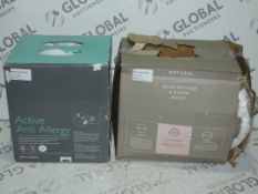 Boxed Assorted John Lewis And Partners Active Anti Allergy Duvets And Natural Duck Feather And