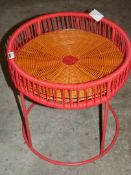 Salsa Red And Orange Vibrant Garden Side Table RRP£80.0 (MP315089)(Viewings And Appraisals Highly