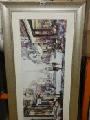 Paris Café By Artist McNiel Framed Wall Art Picture RRP £150 (2092114) (Viewings And Appraisals