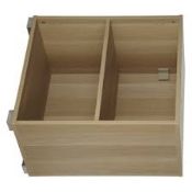 Boxed John Lewis And Partners Mix It Mid Storage Units In Oak RRP £45 Each (1871934) (1871941) (