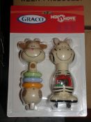 Boxed Brand New Gracco Mix And Move Twin Pack Baby Rattle Sets RRP £10 Each (Viewings And Appraisals