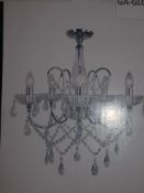 Boxed Home Collection Charlotte Flush Glass Designer Ceiling Light RRP £80 (Viewings And