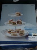 Boxed John Lewis And Partners Hazel Mia Cake Stands RRP £30 Each (2213677) (2213475) (2213302) (