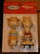 Boxed Brand New Gracco Mix And Move Twin Pack Baby Rattle Sets RRP £10 Each (Viewings And Appraisals