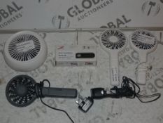Assorted john Lewis And Partners Items To Include Hand Held Fans Desk Fans USB Fans And Personal