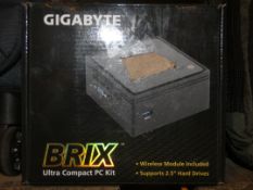 Boxed Gigabyte Brix GB-BX BT-2807 Ultra Compact PC Kit RRP £150 (Viewings And Appraisals Are