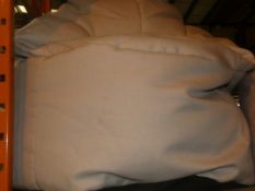 Large Beige Fabric Designer Bean Bag RRP £85 (2229237) (Viewings And Appraisals Are Highly