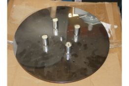 Boxed Stainless Steel Ceiling Light Fitting Only RRP £185 (1653882) (Viewings And Appraisals Are
