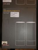 Boxed Assorted John Lewis And Partners Chara Touch Control Lamp Shades RRP £45 Each (2118455) (