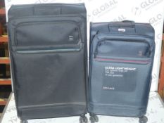 Lot to Contain 2 Soft Shell John Lewis And Partners Medium And Large Suitcases RRP £125-150 Each (