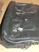 Lot to Contain 3 Assorted Black And Brown Leather Laptop Satchel Bags RRP£95.0-100.0 (1974401)(