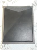 Boxed Octavo Black Leather Designer Dual Layer iPad Sleeve RRP£100.0 (Viewings And Appraisals Highly